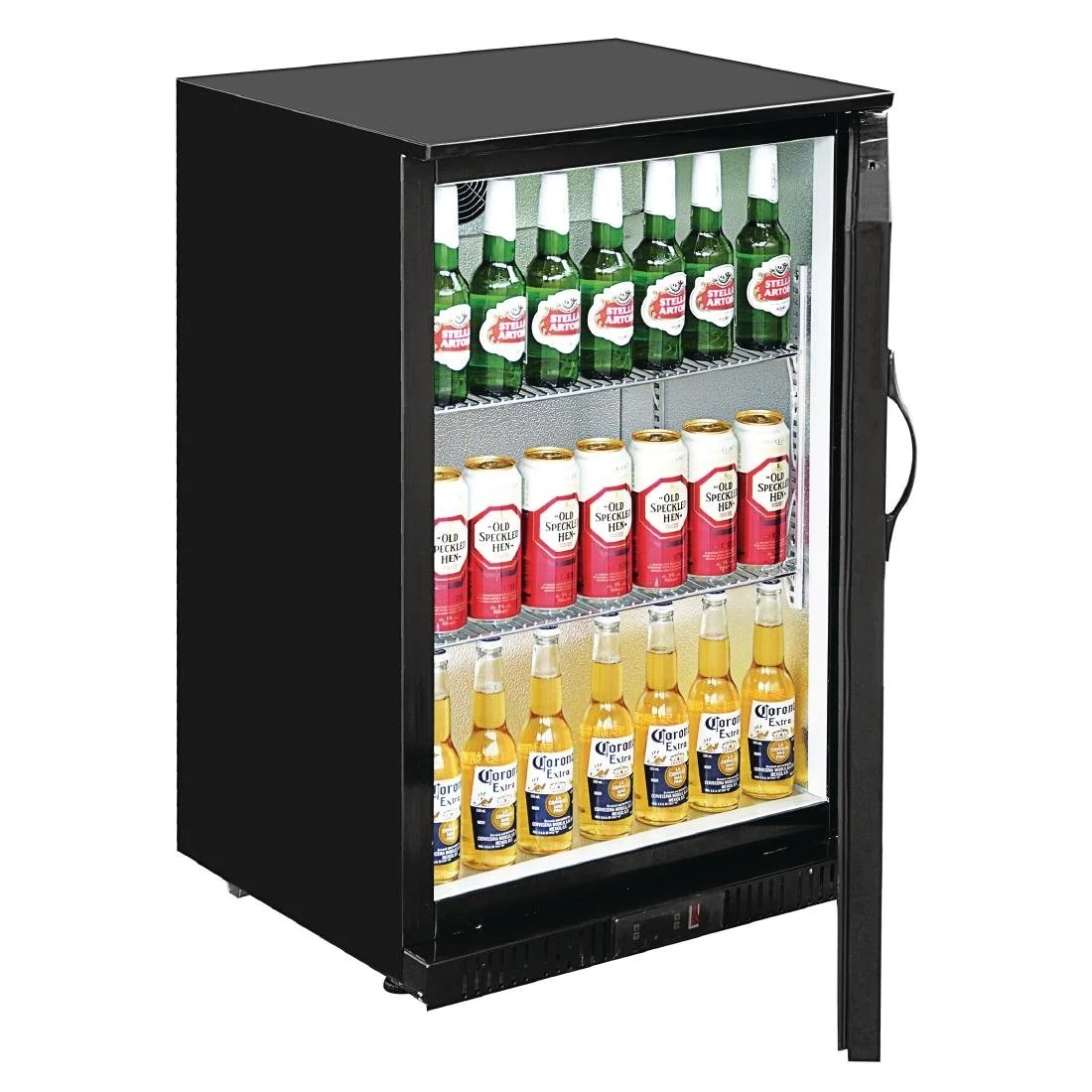 Polar G-Series 900mm Single Solid Door Back Bar Cooler in Black 138Ltr - Image 7