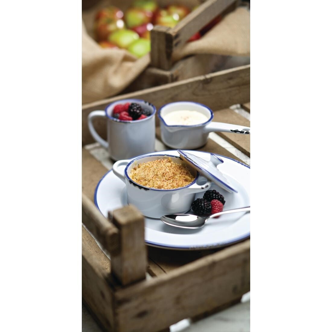 Utopia Avebury Blue Mini Casserole Dish 105mm