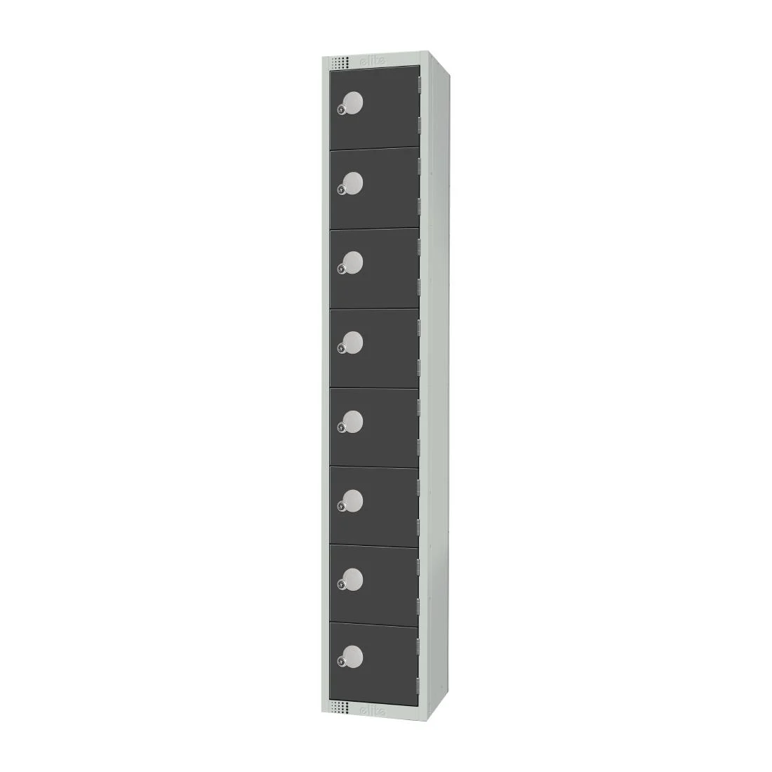 Elite Eight Door Electronic Combination Locker Graphite Grey