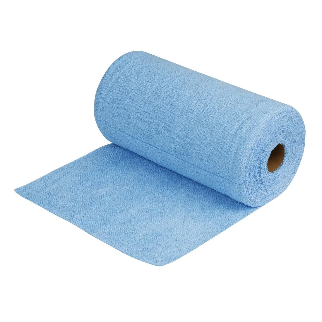 Nisbets Essentials Blue Micro Fibre Cloth 300x300mm - Roll of 50 tear-off sheets - Image 2