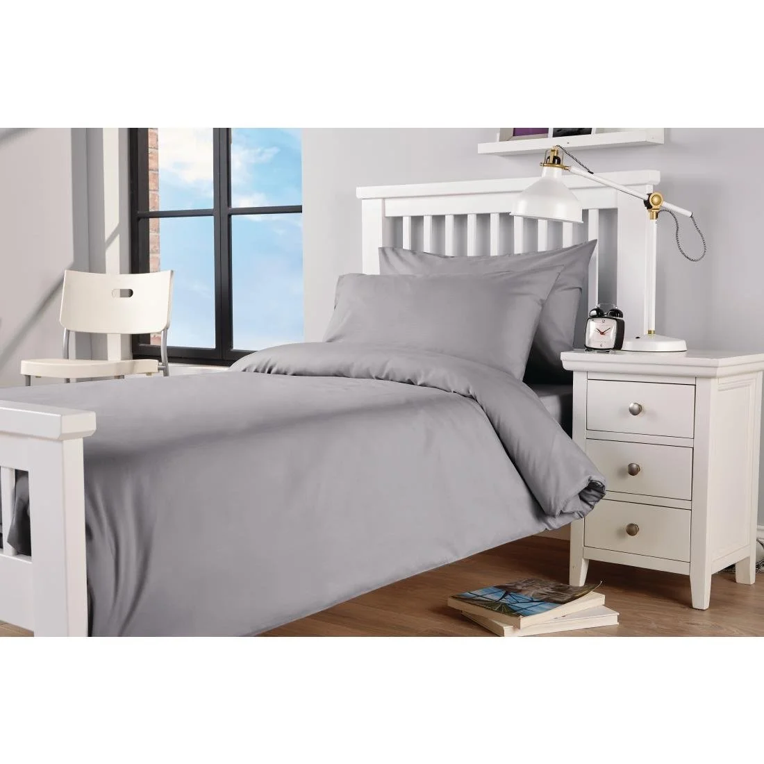 Mitre Essentials Spectrum Duvet Covers Grey - Image 1