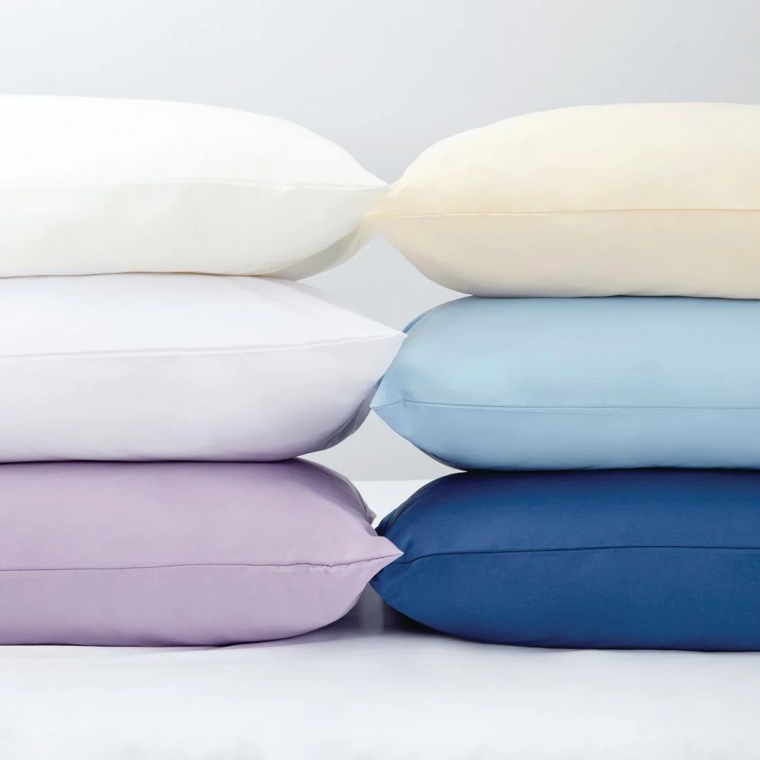 Mitre Essentials Temir Housewife Pillowcase Ivory (2 Pack) - Image 2