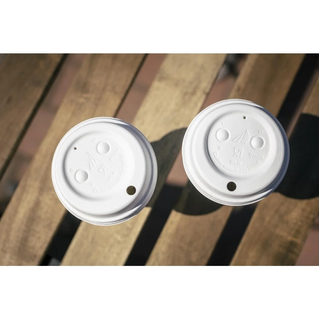Huhtamaki Wood Fibre Hot Cup Lid 90mm (1500 Pack) - Image 2