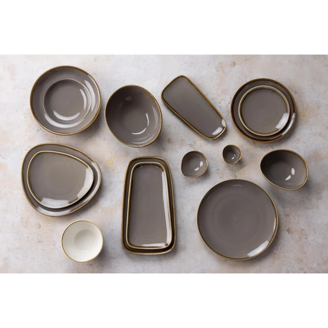 Olympia Kiln Pasta Bowls Smoke 250mm (4 Pack) - Image 6