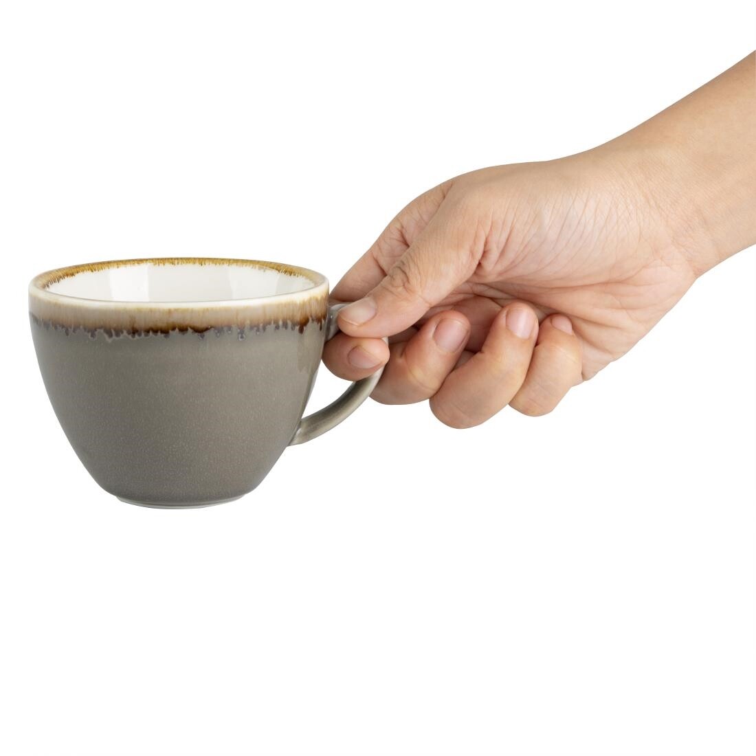 Olympia Kiln Cappuccino Cup Smoke 230ml