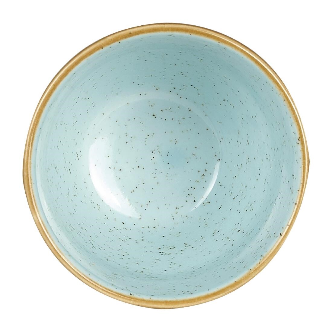 Churchill Stonecast Round Chip Mugs Duck Egg Ripple 285ml