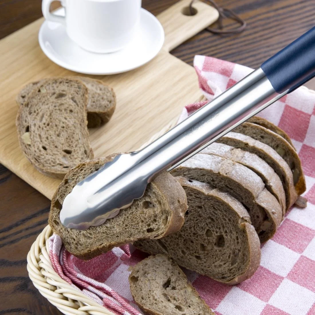 Hygiplas Colour Coded Serving Tong Blue - 405mm - Image 5