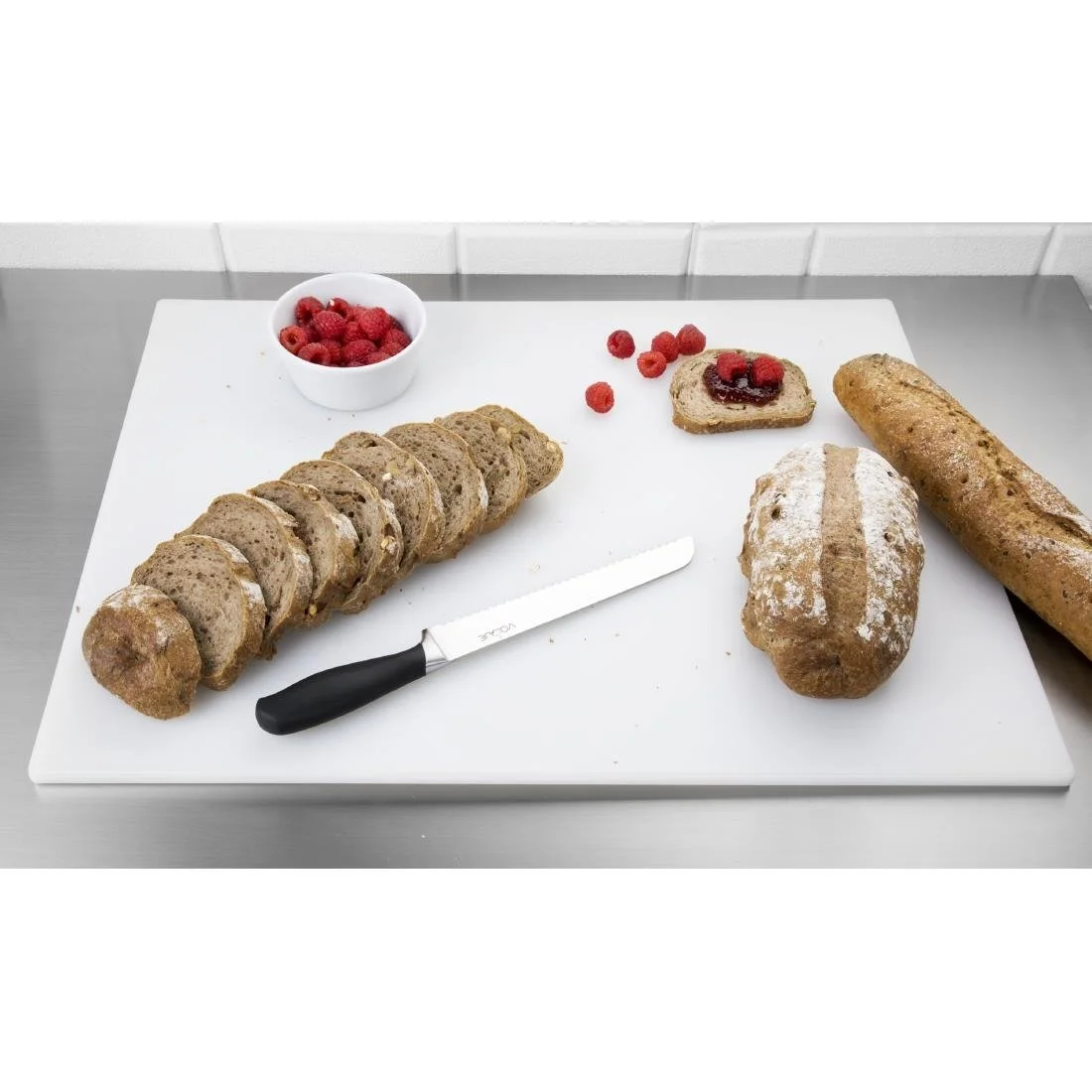 Hygiplas Low Density White Chopping Board - Image 3