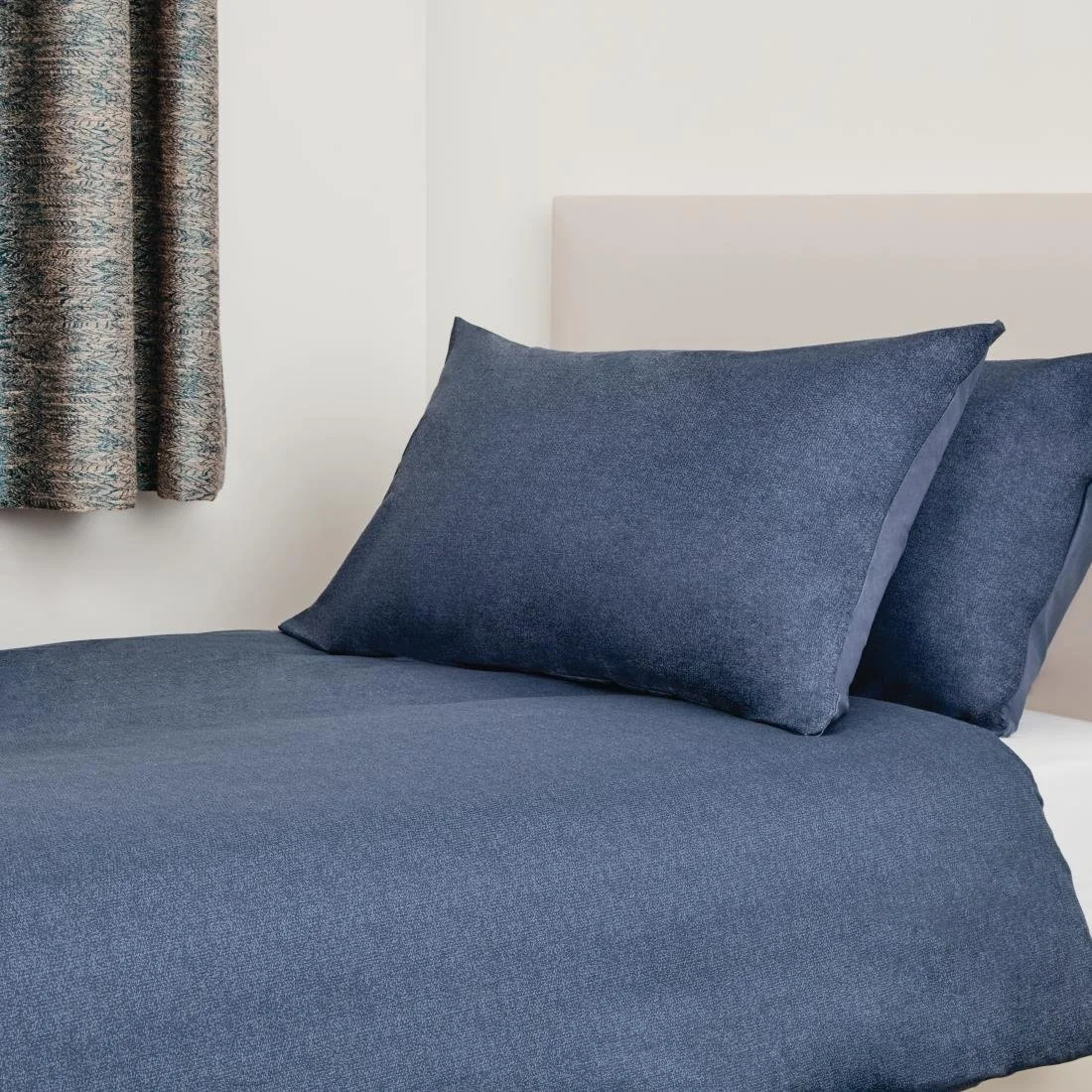 Mitre Essentials Opal Duvet Cover Navy - Image 1