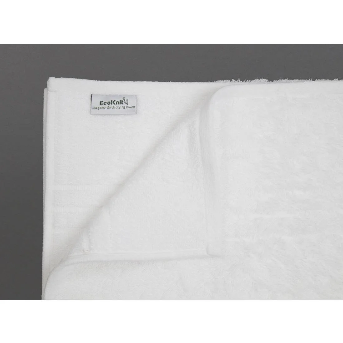 EcoKnit Bath Towel White, 650gsm - Image 6
