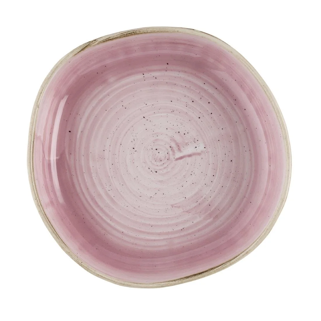 Churchill Stonecast Petal Pink Organic Walled Bowls 197mm (6 Pack) - Image 1