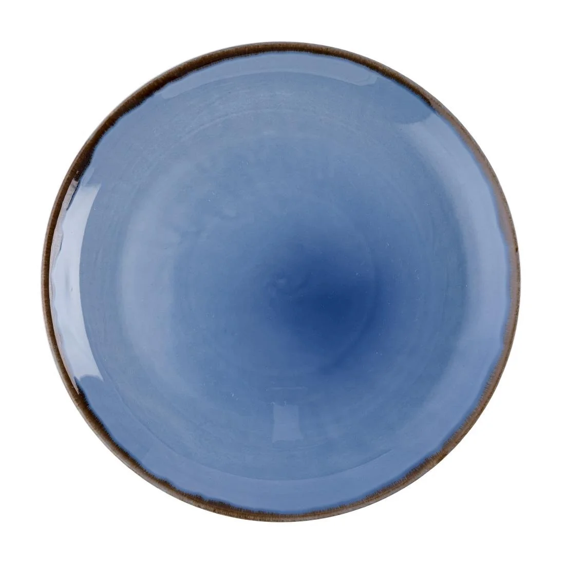 Dudson Harvest Indigo Coupe Plates 285mm (12 Pack) - Image 1