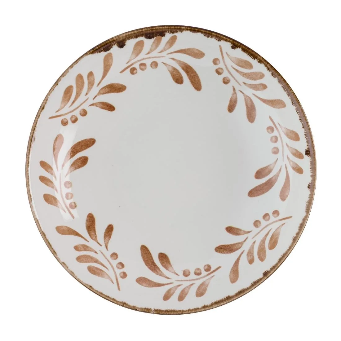 Dudson Harvest Mediterranean Terracotta Coupe Bowls 247mm (12 Pack) - Image 1