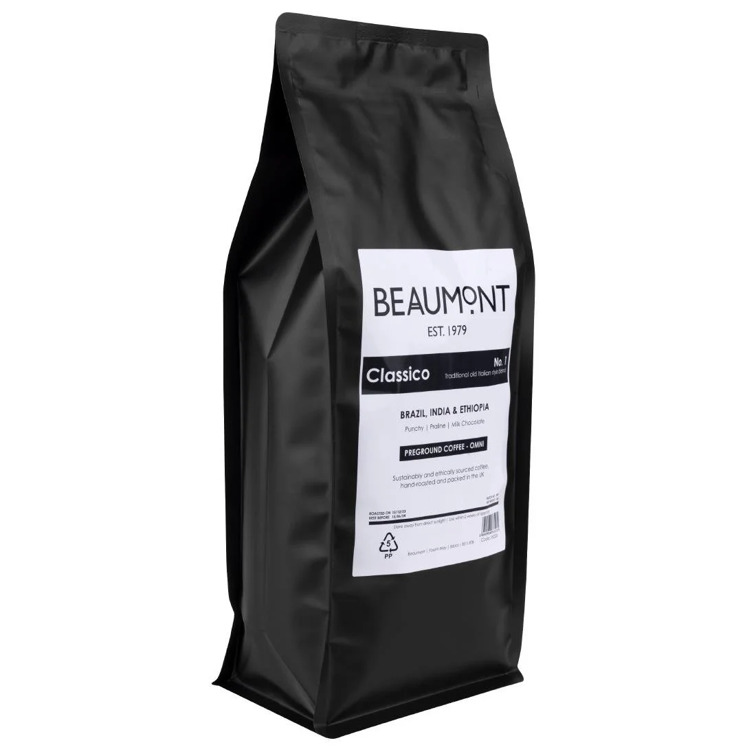 Beaumont No.1 Classico Coffee Omni Grind 1kg - Image 12