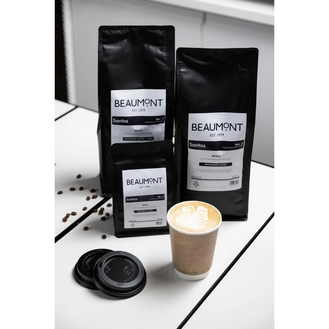 Beaumont No.2 Santos Coffee Beans 1kg - Image 11