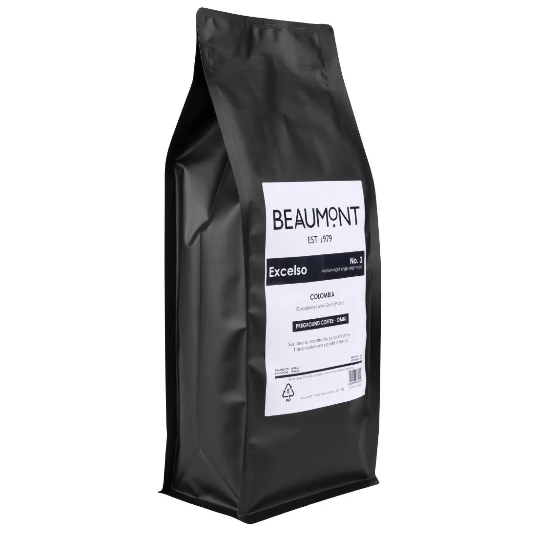 Beaumont No.3 Excelso Coffee Omni Grind 1kg - Image 11
