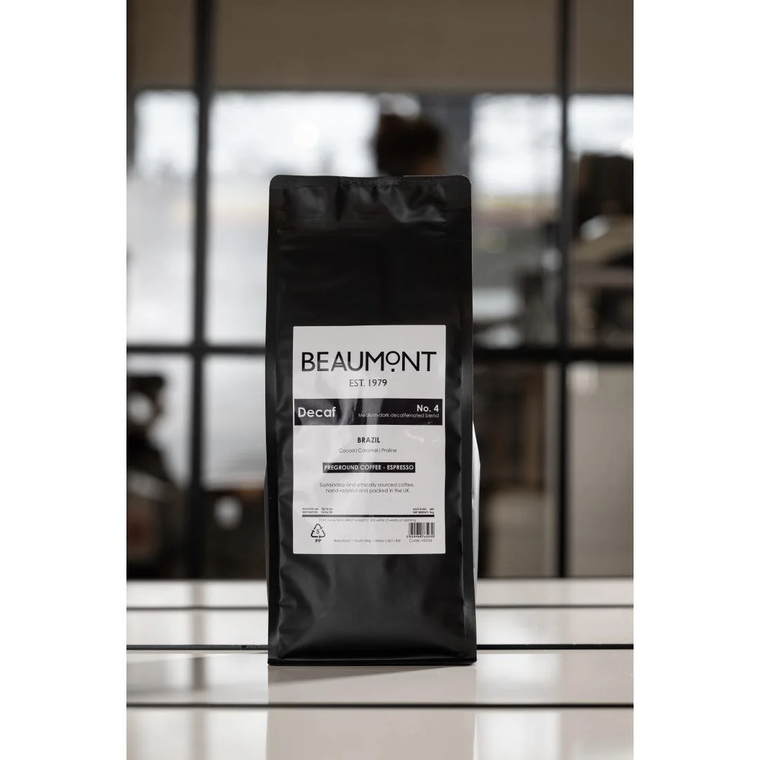Beaumont No.4 Decaf Coffee Espresso Grind 1kg - Image 12