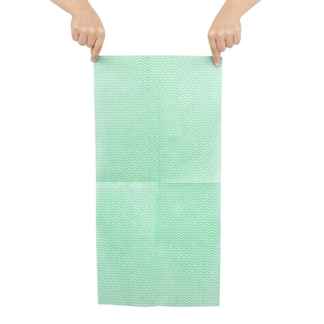 Jantex Non-Woven Cloths Green (50 Pack) - Image 3