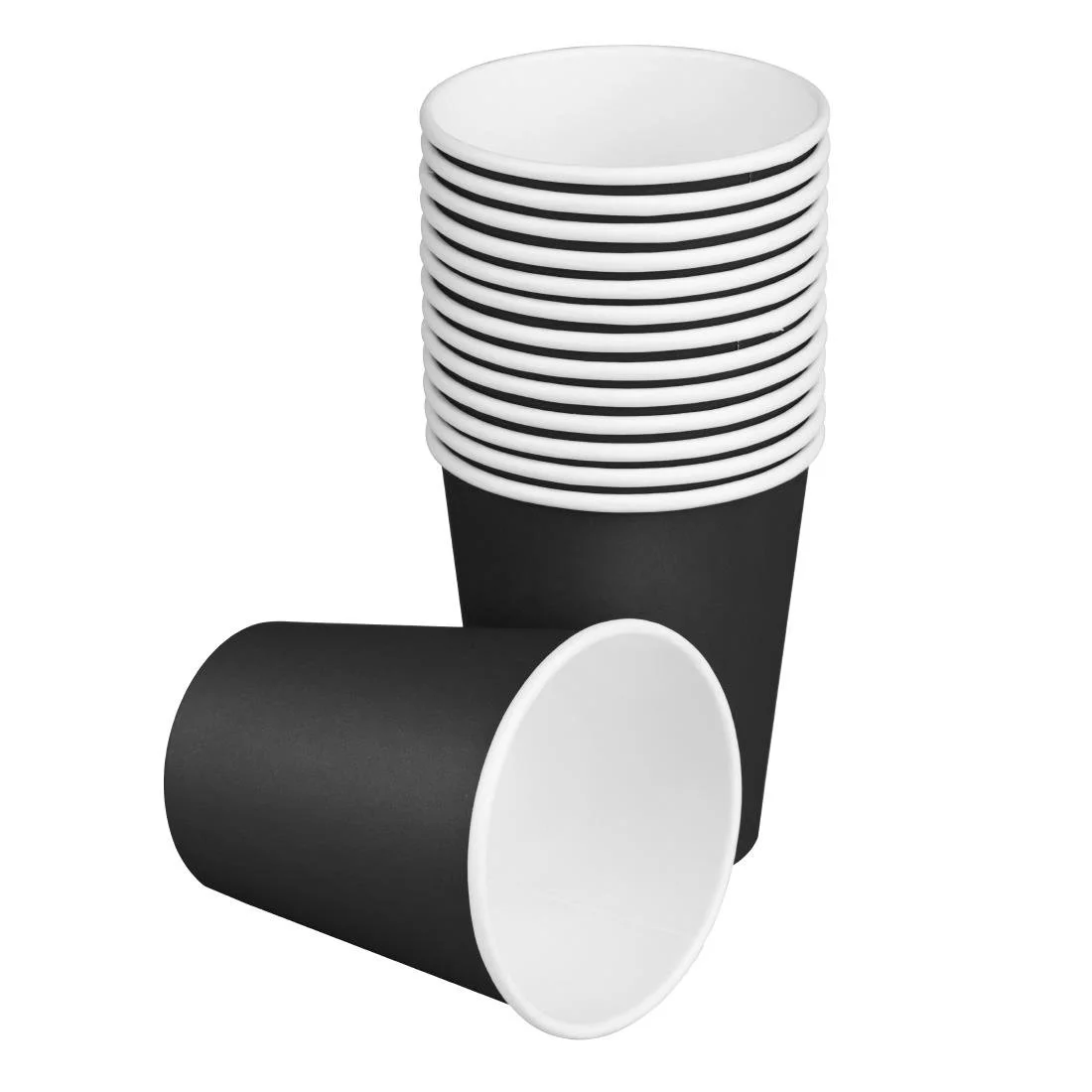 Fiesta Recyclable Hot Cups Single Wall Black 6oz (50 Pack) - Image 6