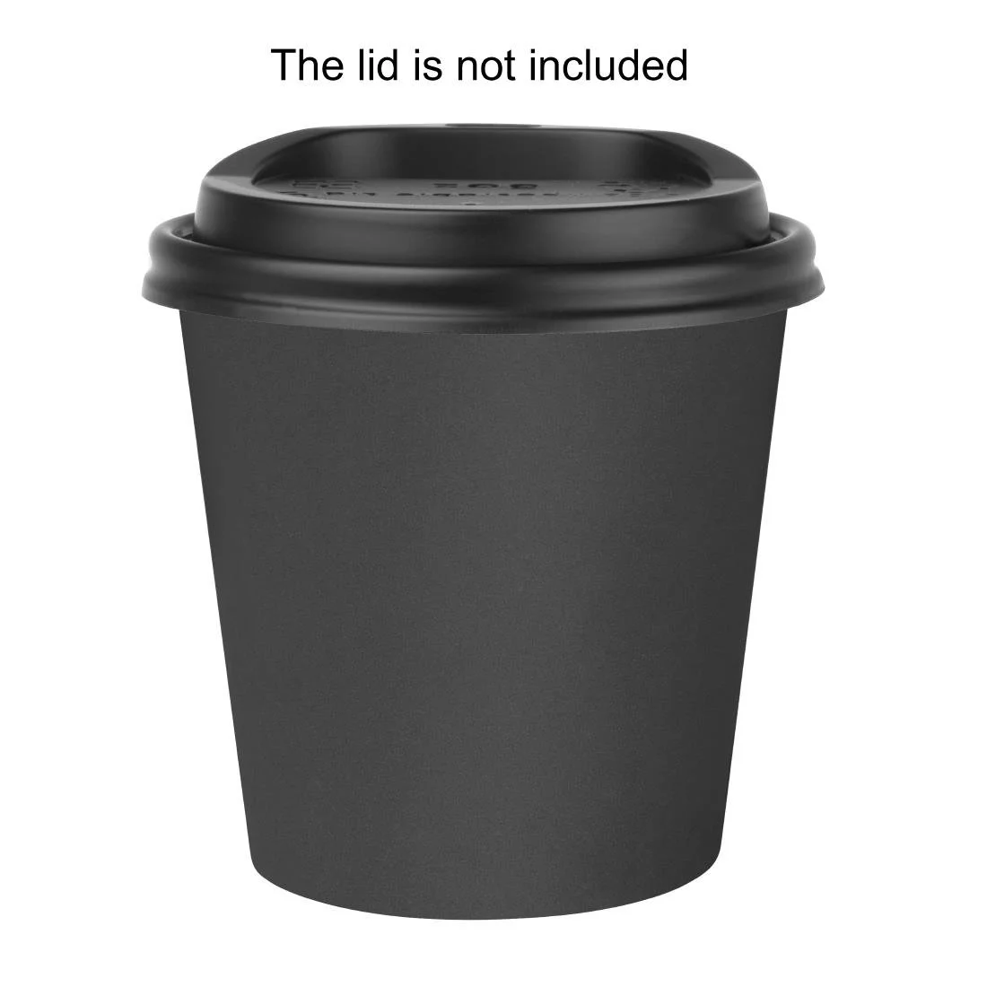 Fiesta Compostable Hot Cups Single Wall Black 6oz (50 Pack) - Image 3