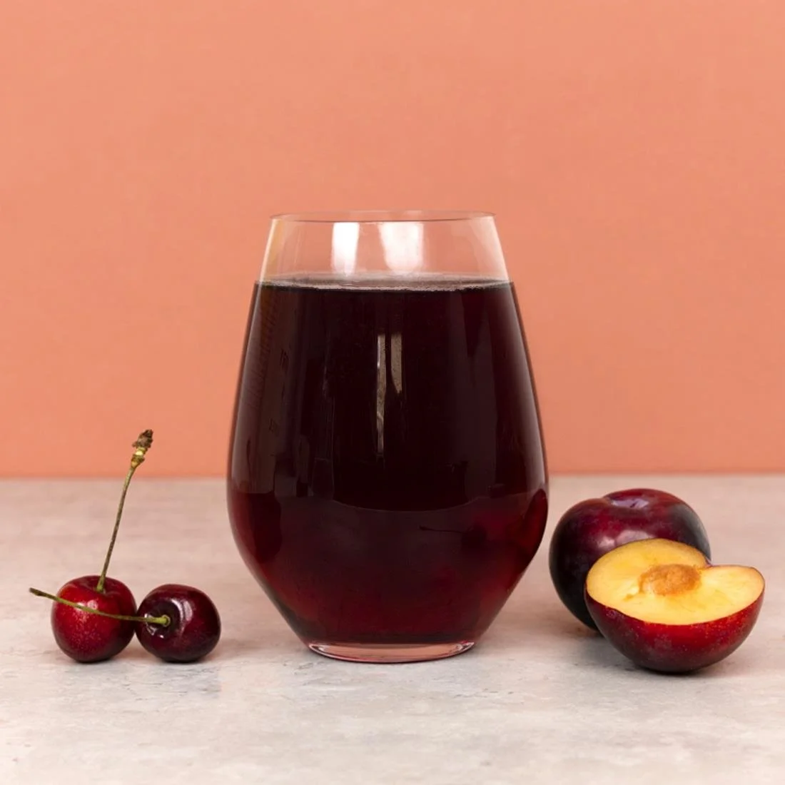 Simply Winter Warmer Sour Cherry & Plum Syrup 1Ltr - Image 2