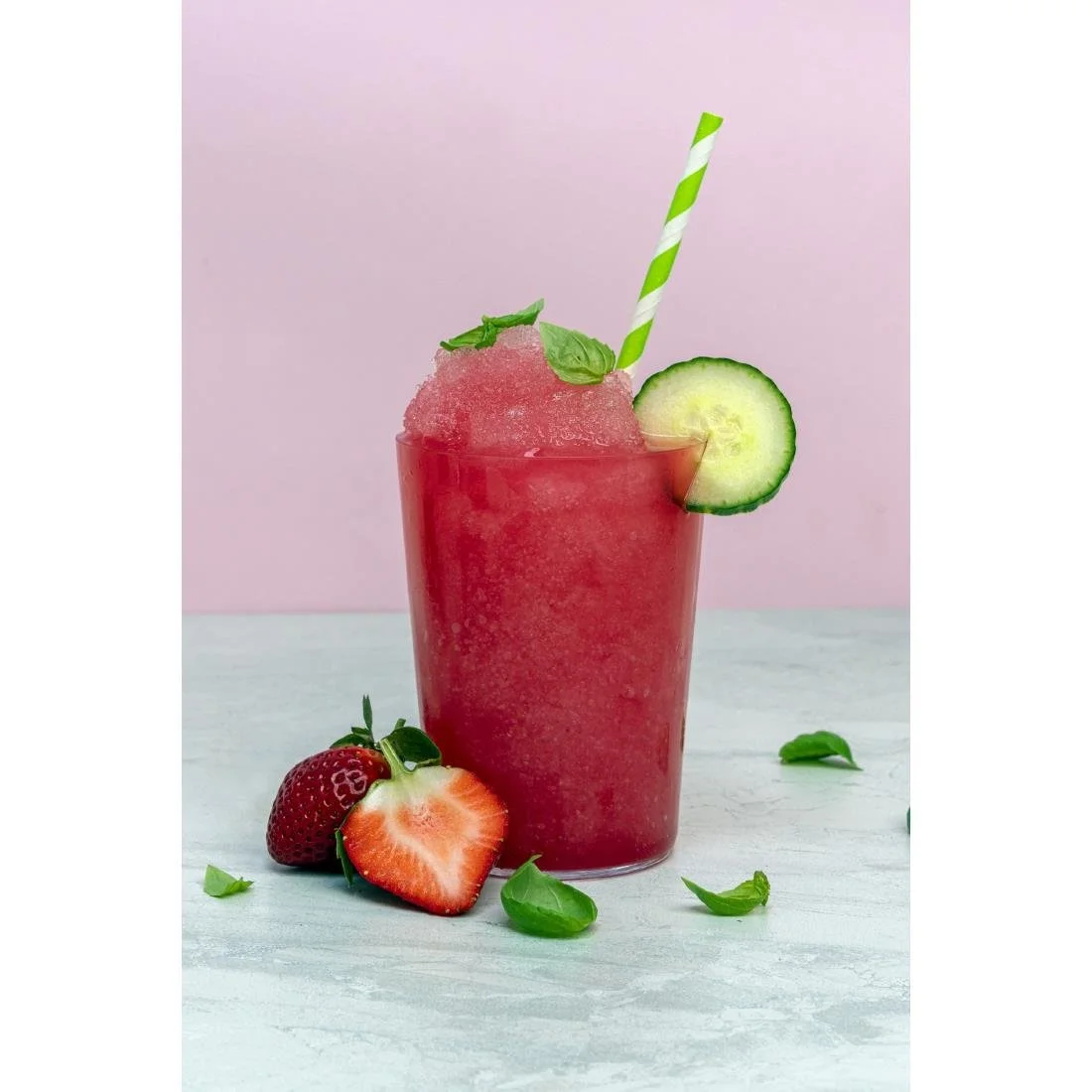 Simply Strawberry, Basil & Cucumber Cooler Syrup 1Ltr - Image 3