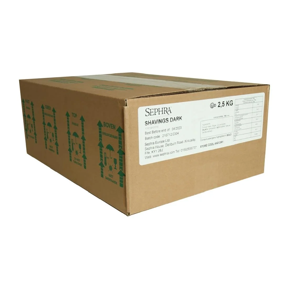 Sephra Dark Chocolate Shavings 2.5kg - Image 2