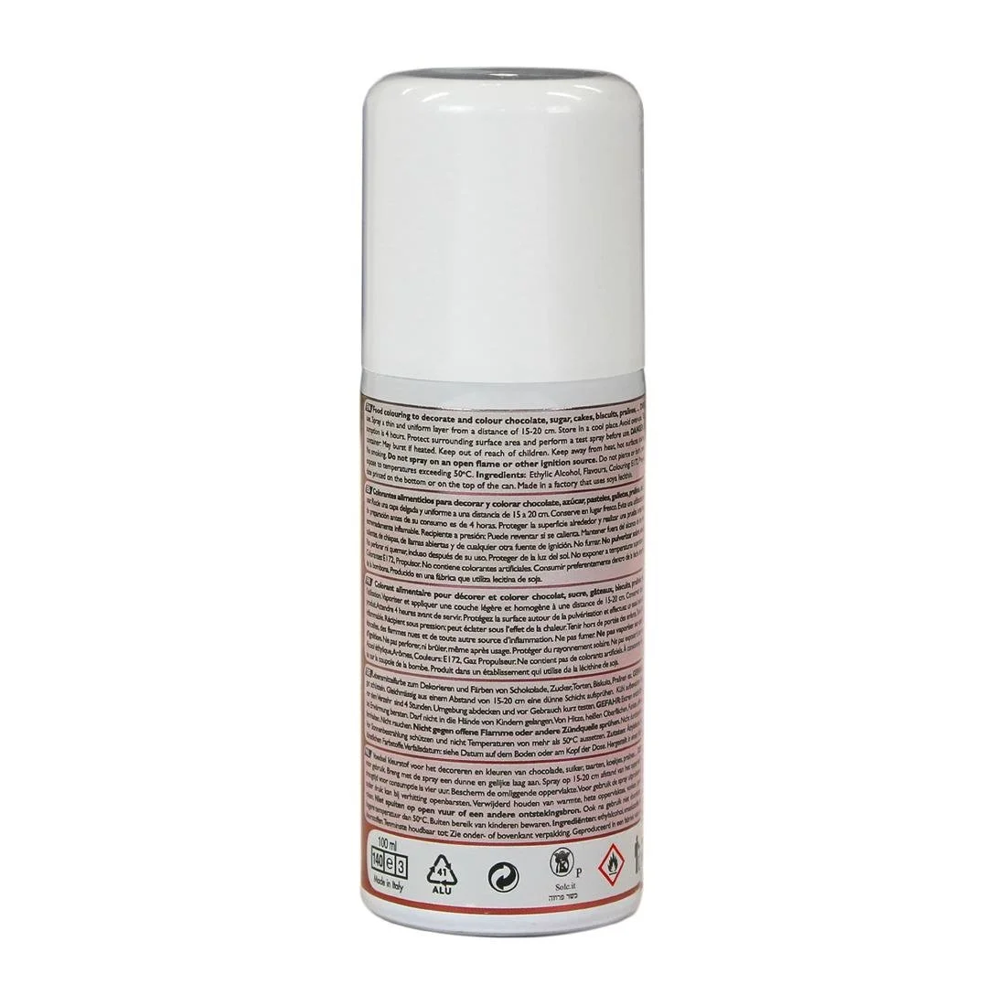 PME Edible Lustre Spray 100ml - Red - Image 4