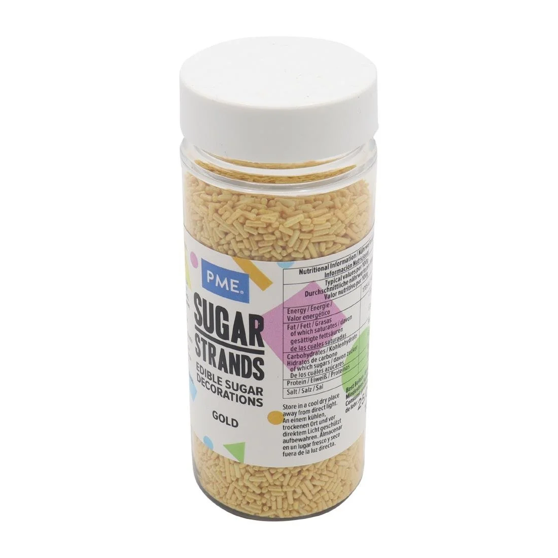 PME Gold Sugar Strands 80g - Image 7