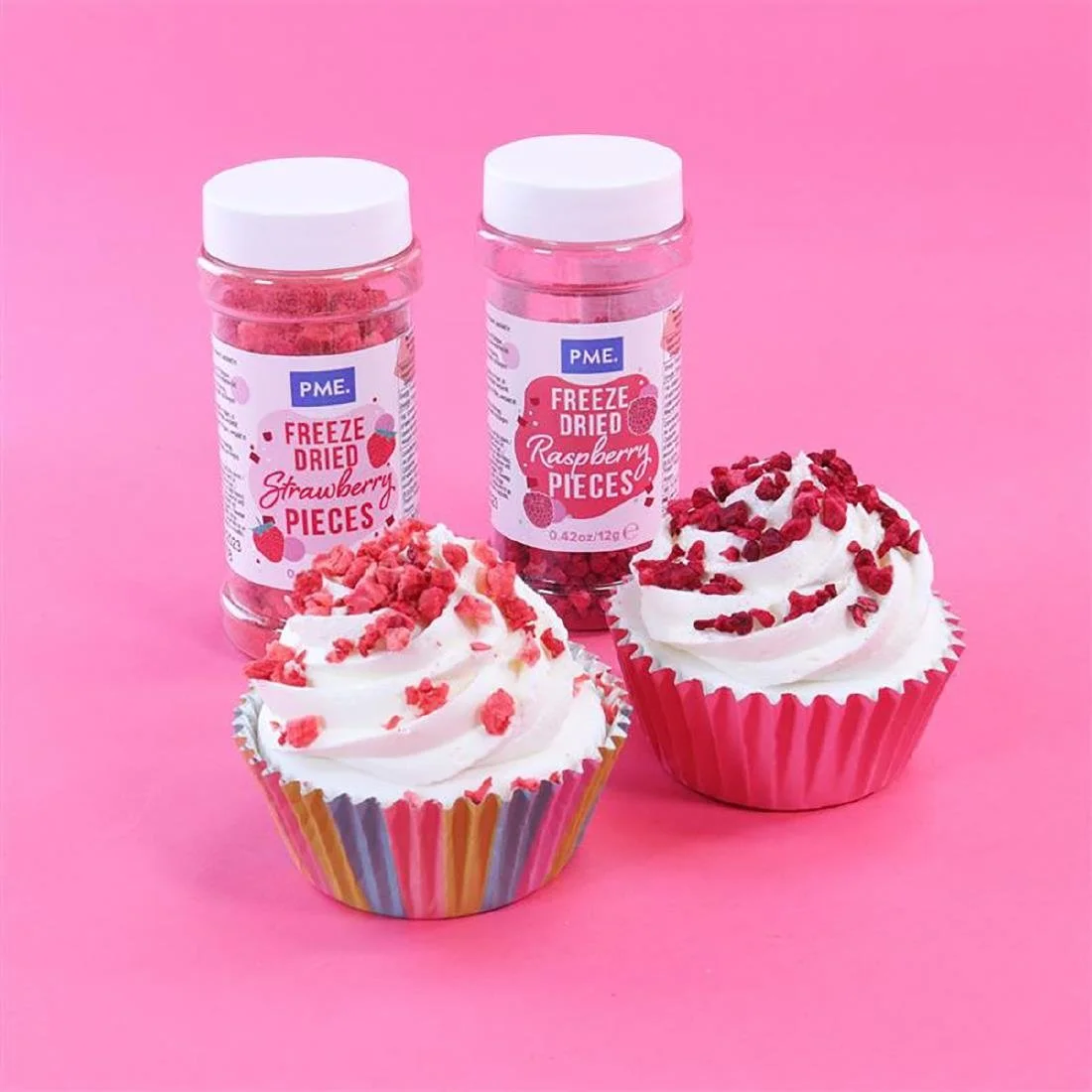 PME Freeze Dried Strawberry Pieces 12g - Image 2