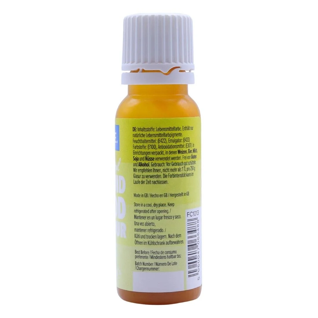 PME 100% Natural Food Colour - Lemon Yellow 25g - Image 13