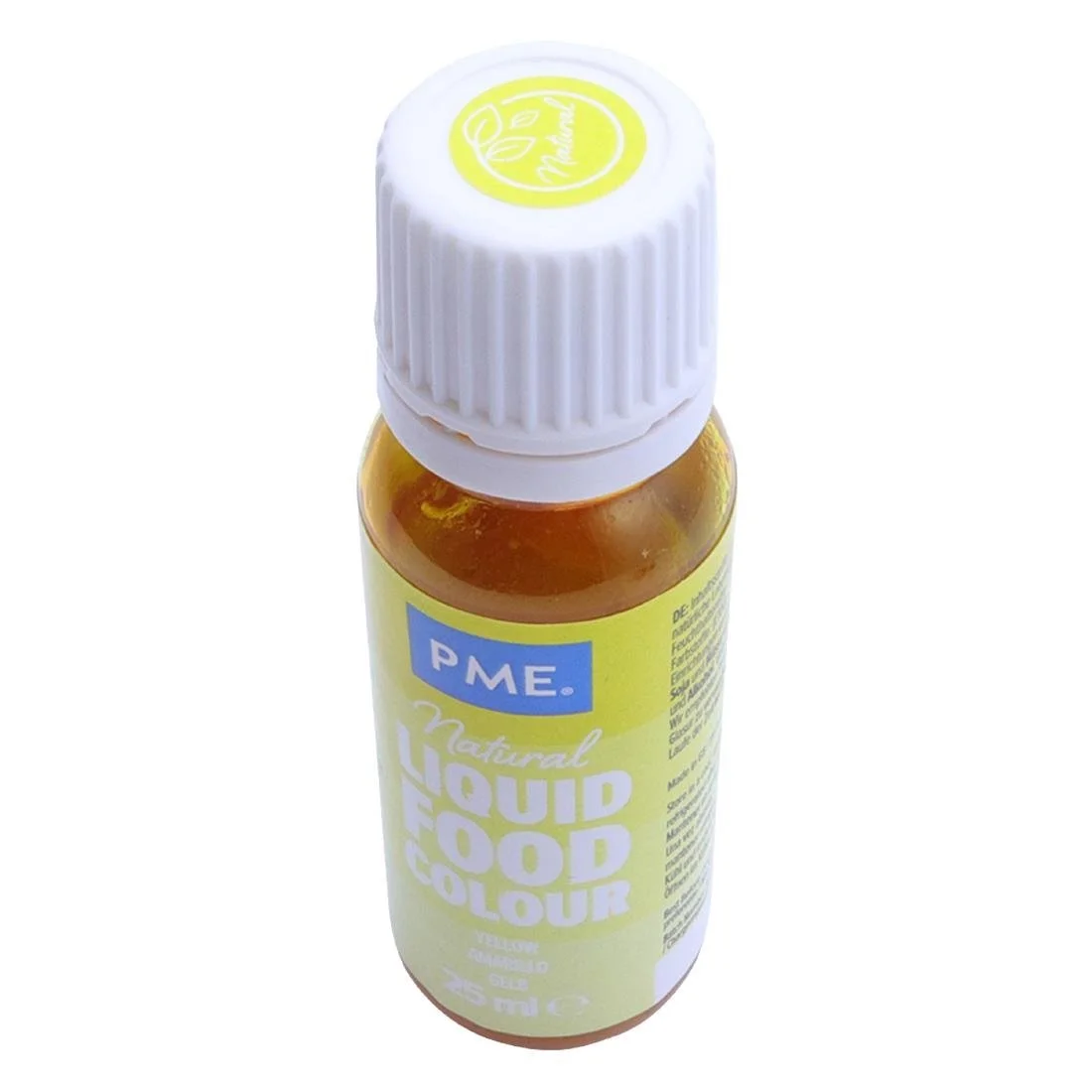 PME 100% Natural Food Colour - Lemon Yellow 25g - Image 14