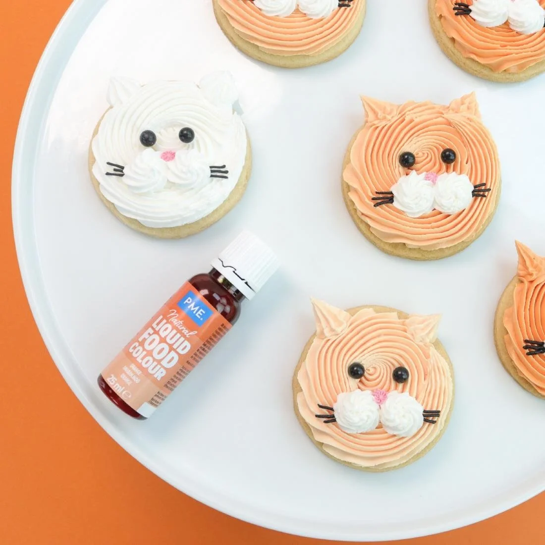 PME 100% Natural Food Colour - Orange 25g - Image 14