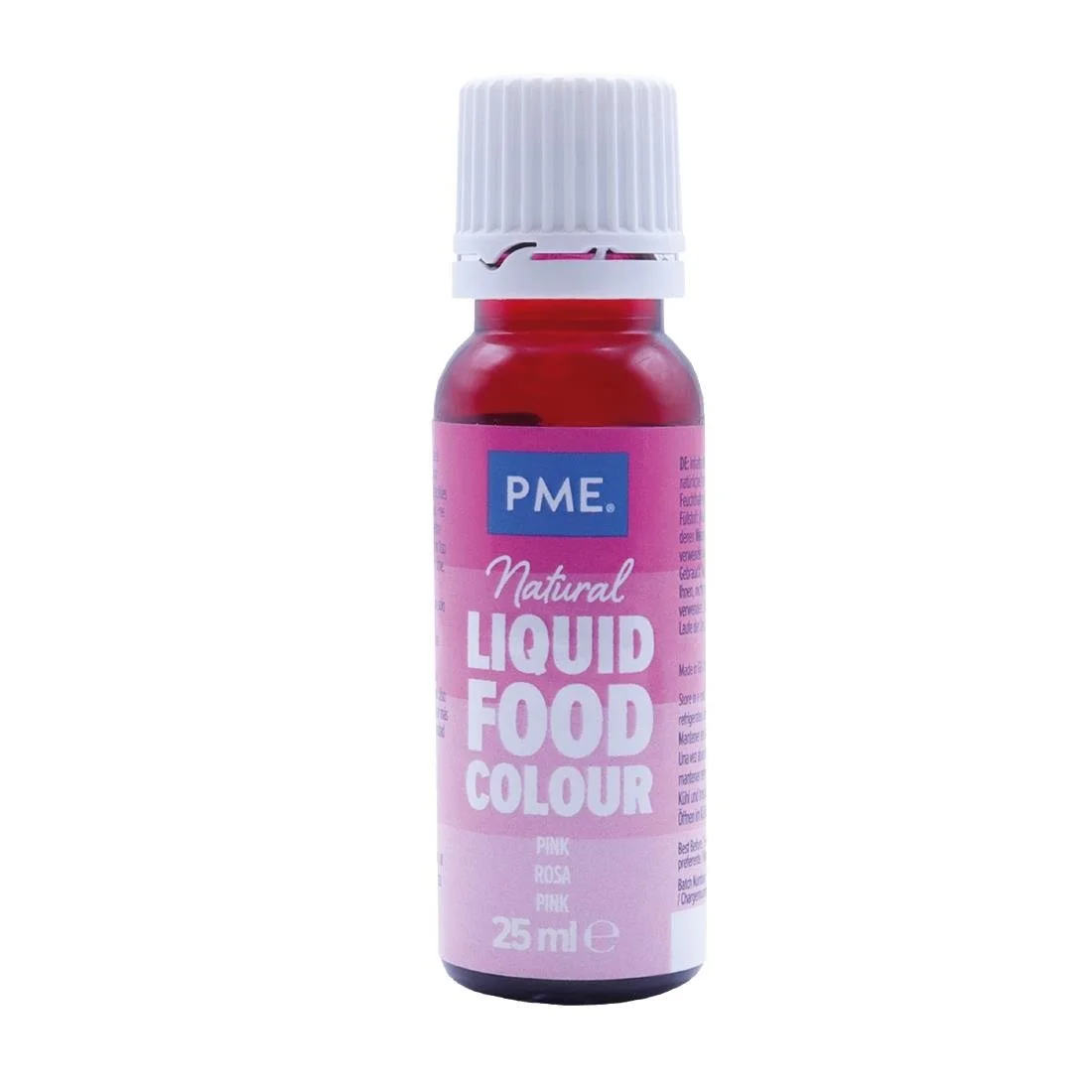 PME 100% Natural Food Colour - Pink 25g - Image 1