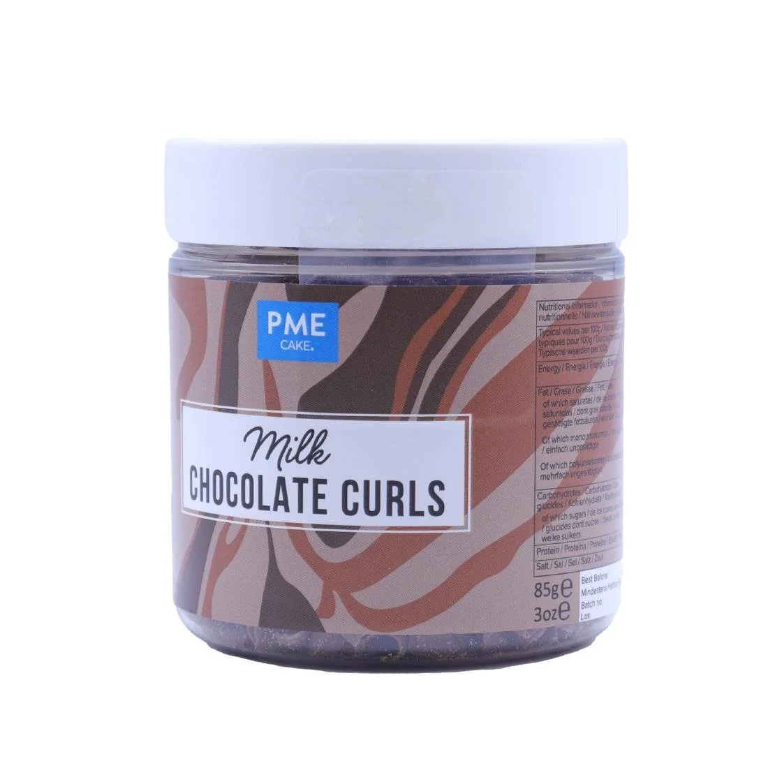 PME Chocolate Curls Milk Chocolate 85g - Image 2