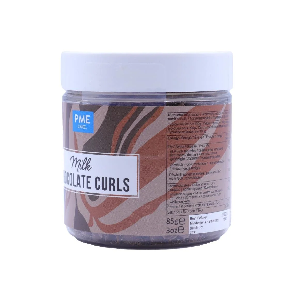 PME Chocolate Curls Milk Chocolate 85g - Image 3