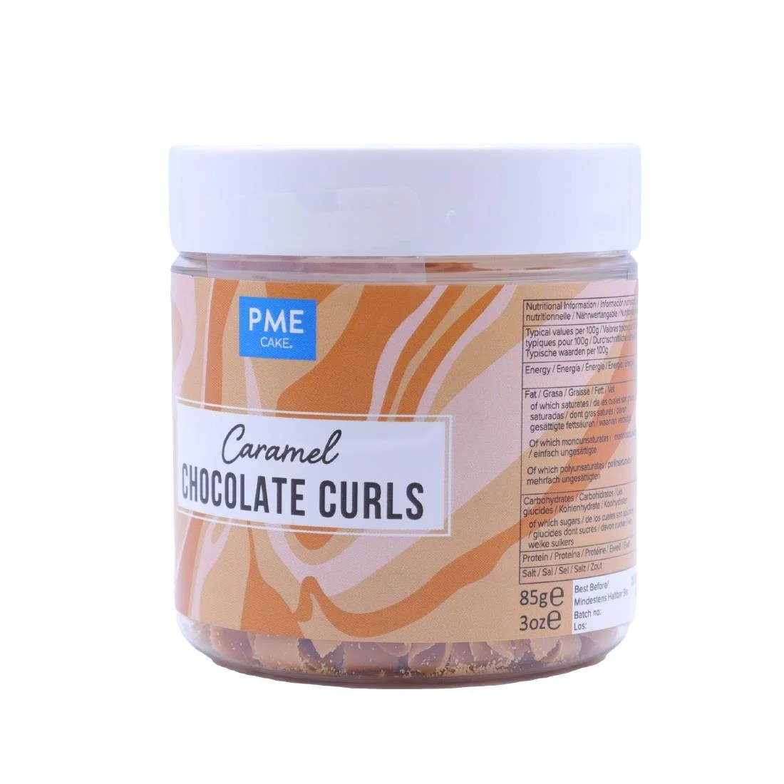 PME Chocolate Curls Caramel 85g - Image 2