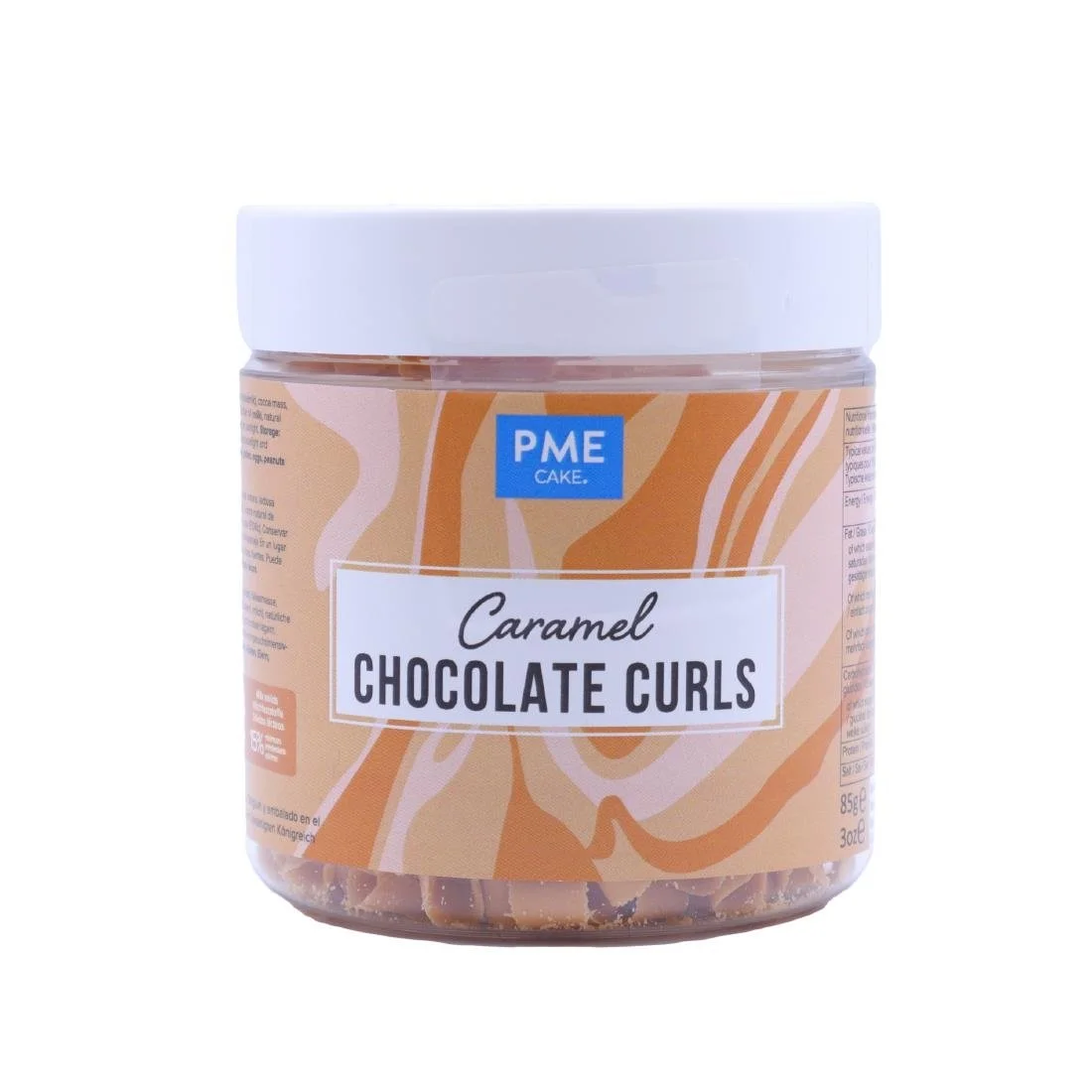 PME Chocolate Curls Caramel 85g - Image 1