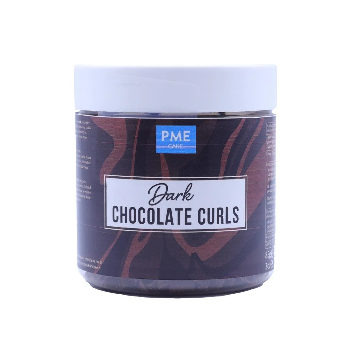 PME Chocolate Curls Dark Chocolate 85g - Image 1