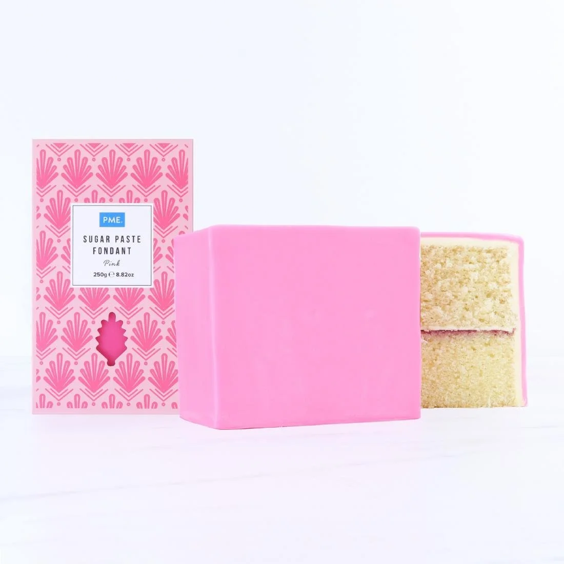 PME Sugar Paste Fondant Pink 250g - Image 3