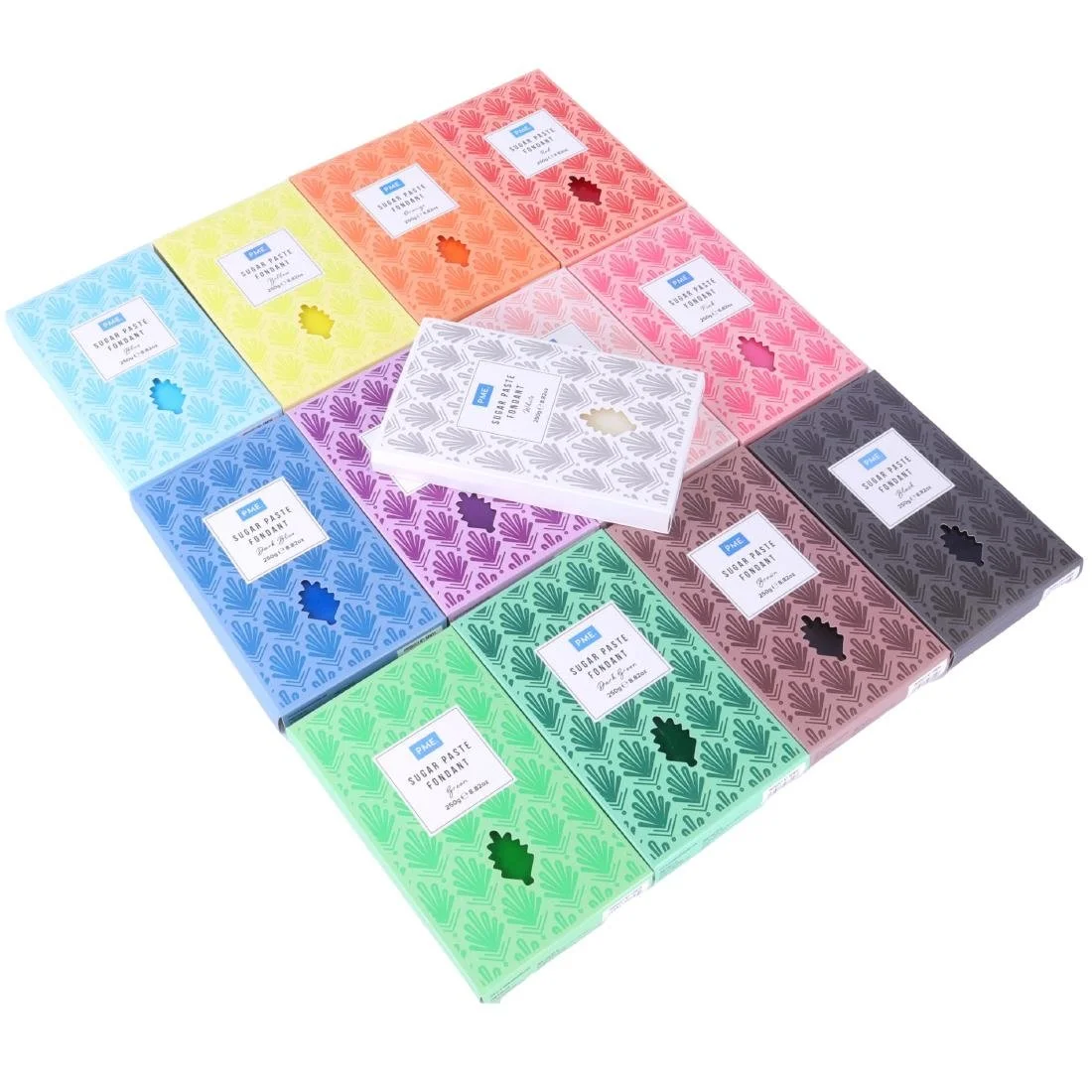 PME Sugar Paste Fondant Dark Green 250g - Image 6