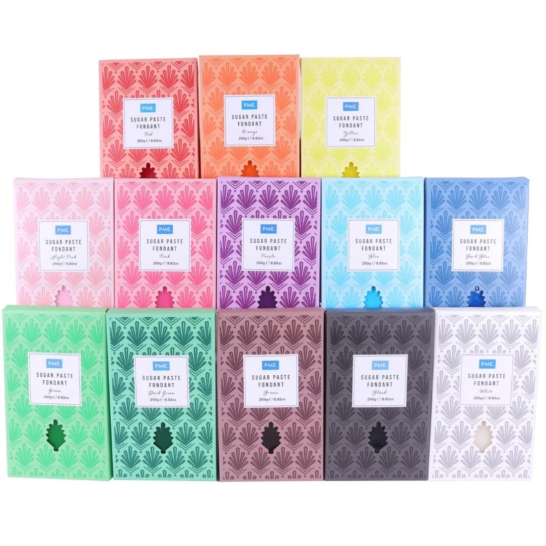 PME Sugar Paste Fondant Dark Green 250g - Image 10