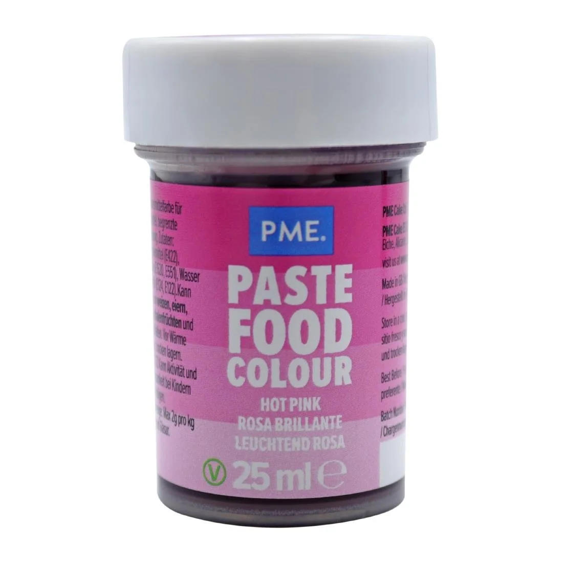 PME Concentrated Paste Food Colour - Hot Pink 25g - Image 1