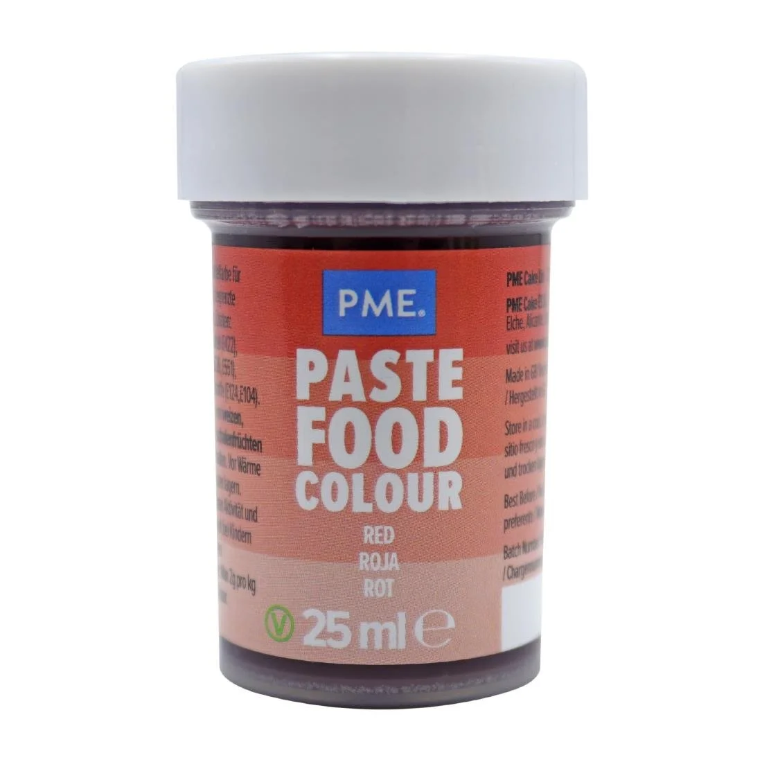 PME Concentrated Paste Food Colour - Berry Red 25g - Image 1