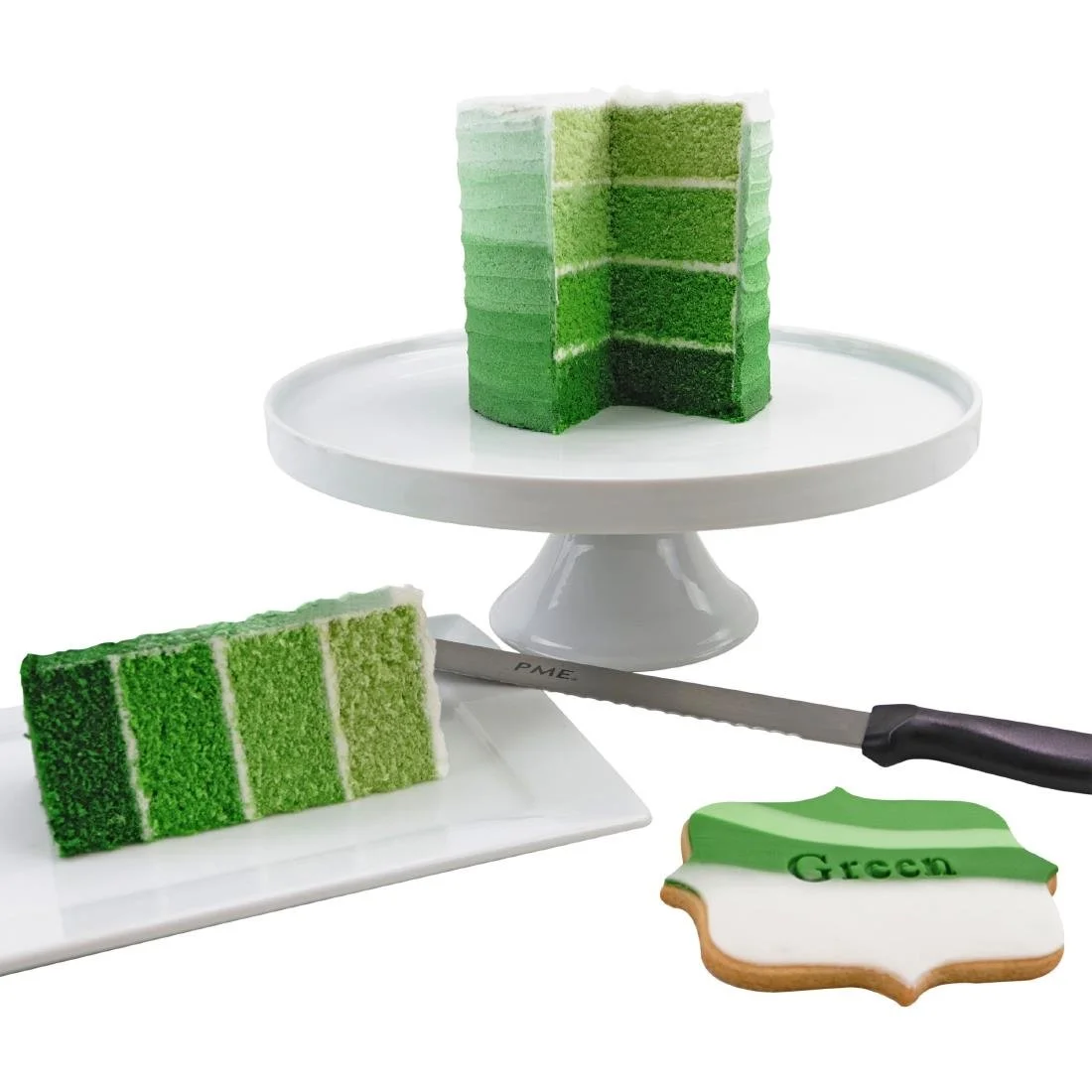 PME Concentrated Paste Food Colour - Pea Green 25g - Image 6