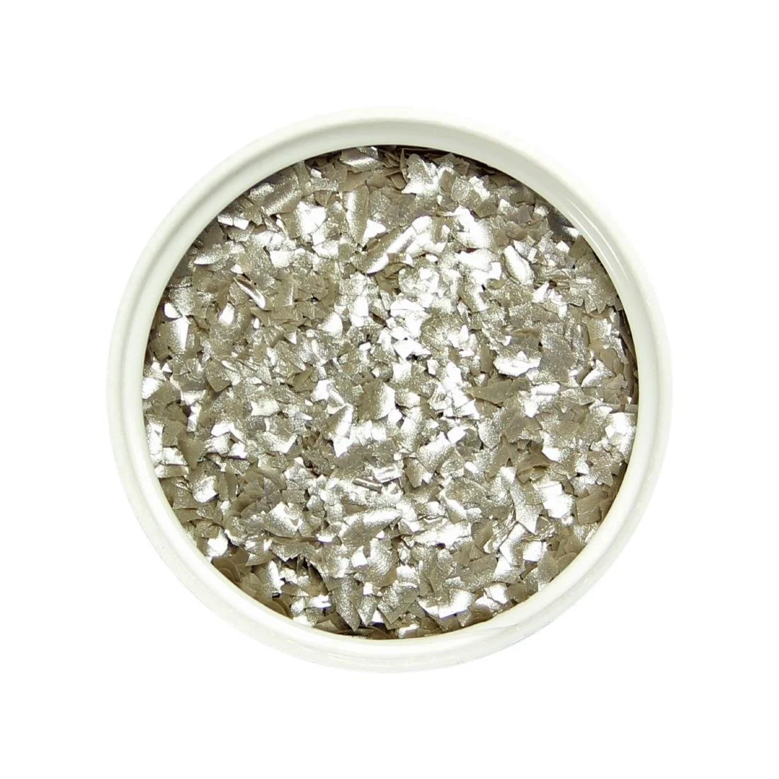 PME Glitter Flakes 7.1g - Silver - Image 3