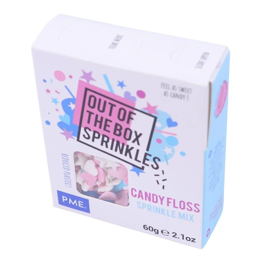 PME Out the Box Candy Floss Sprinkle Mix 60g - Image 1