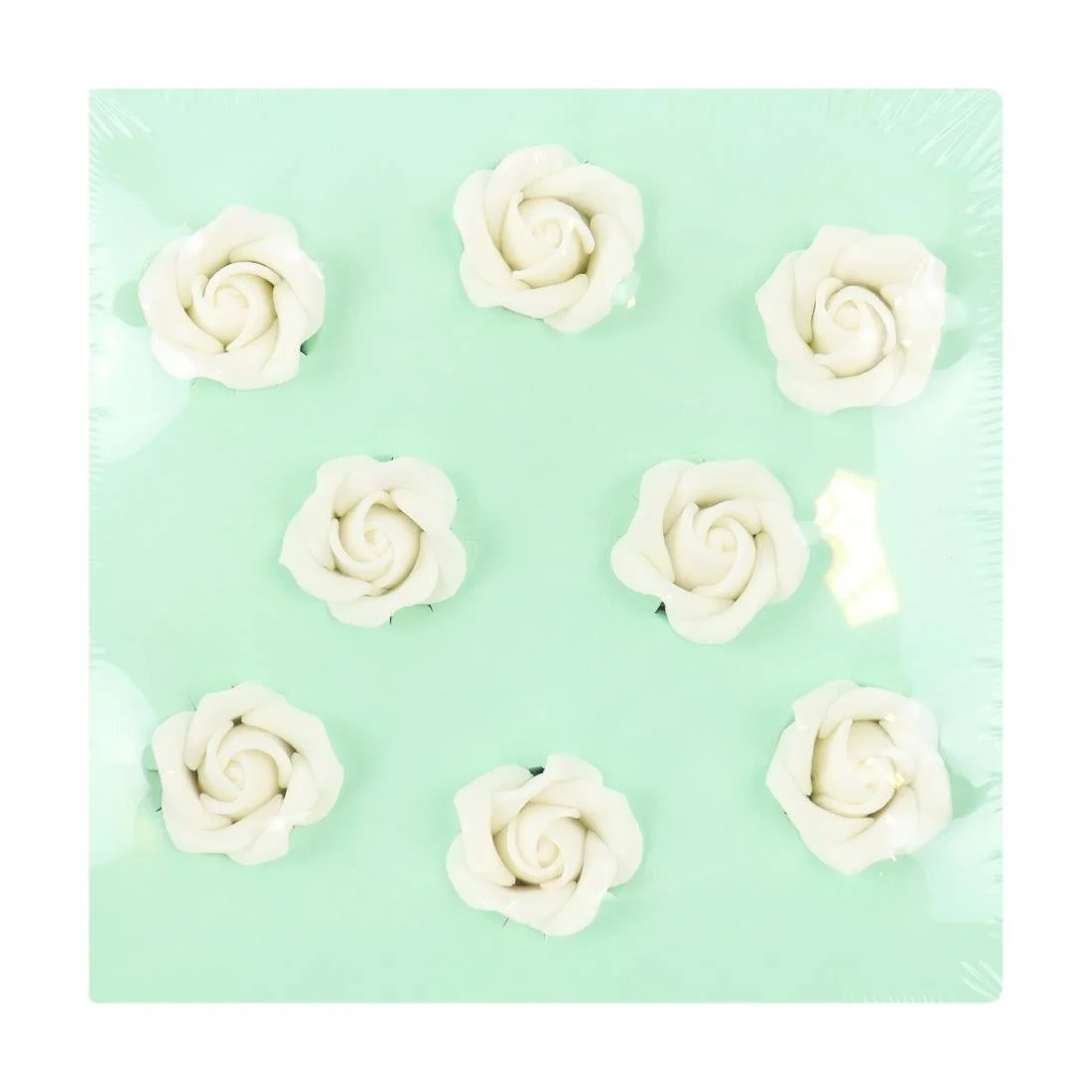 PME White Sugar Roses 32mm (8 Pack) - Image 2