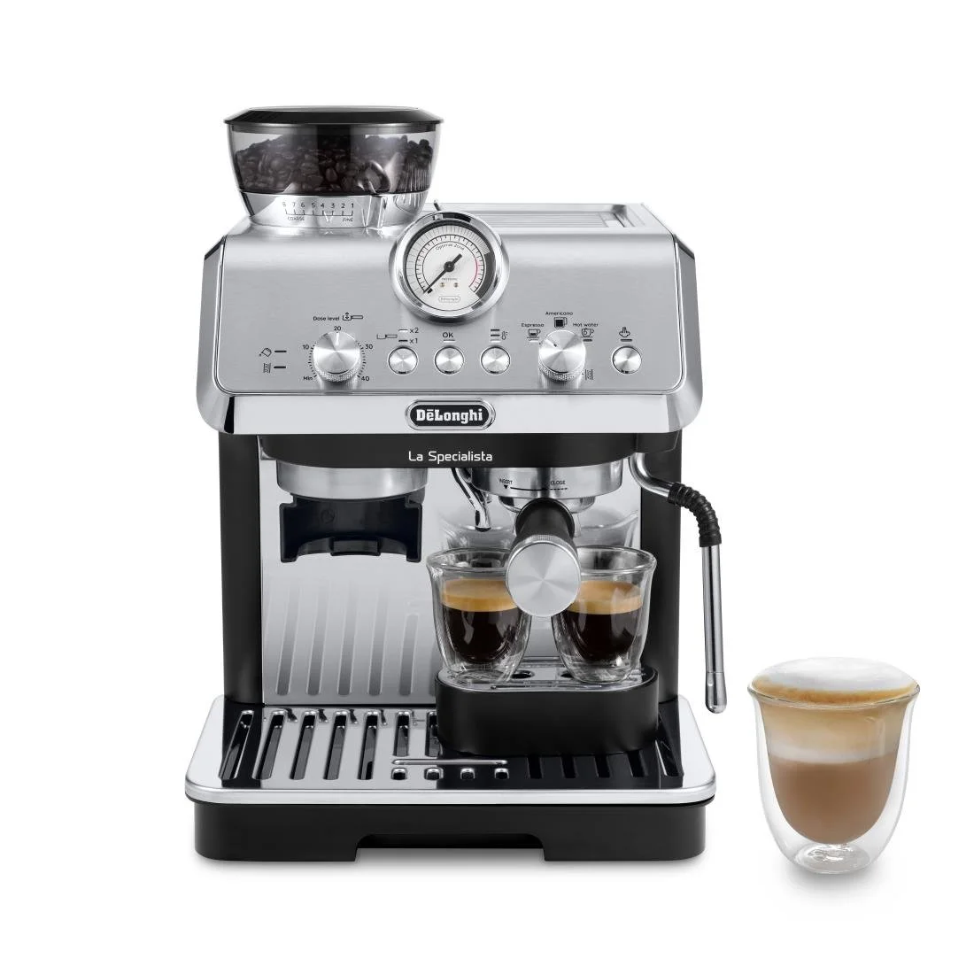 De'Longhi La Specialista Arte Compact Manual Bean to Cup Espresso Coffee Machine EC9155.MB - Image 5