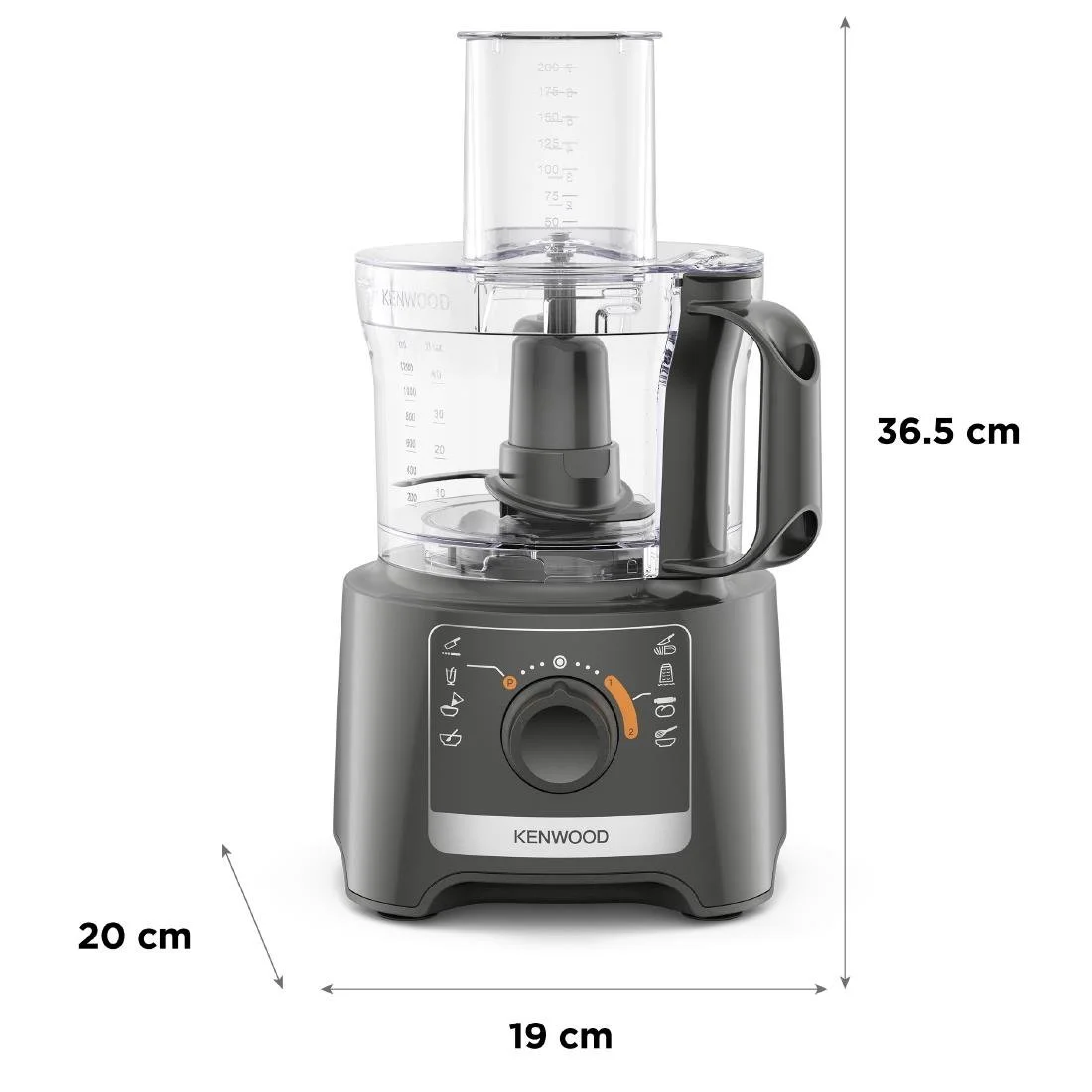 Kenwood MultiPro Compact Food Processor & Blender FDP31.170GY - Image 3
